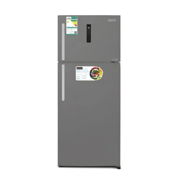 ثلاجة بابين جنرال جولدي 580 لتر استيل 20.5 قدم بخار - GG621NF